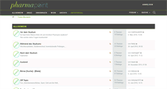 Desktop Screenshot of forum.pharmapoint.at